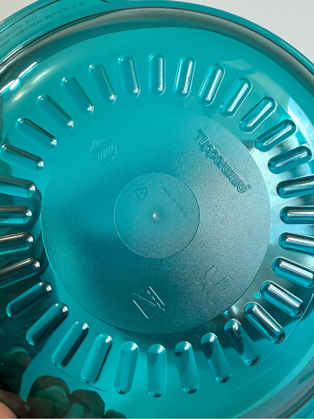 NWOT Tupperware TupperWave Stack Cooker 7-Pc Set Teal Blue - Picture 4 of 5